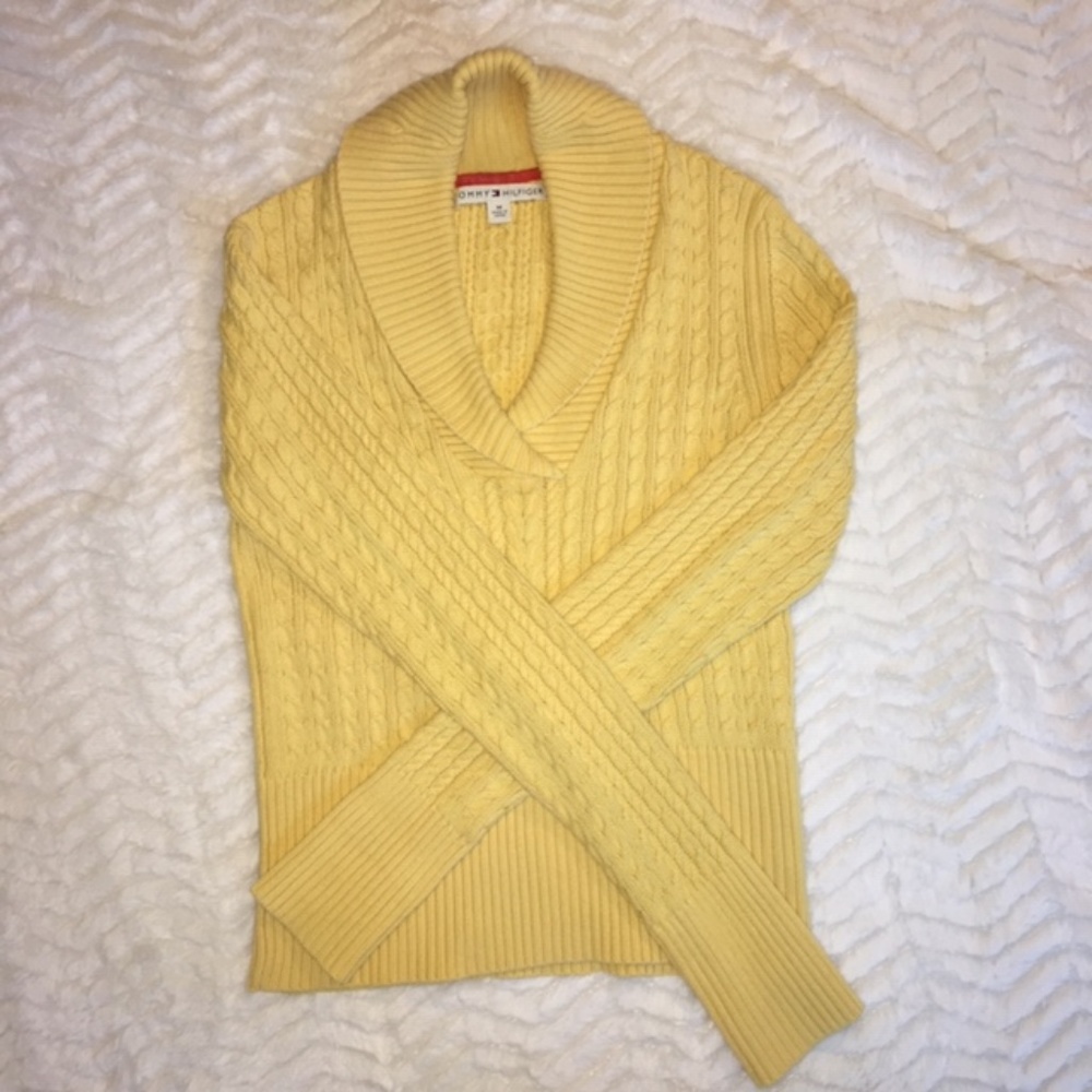 CLOSING SALE Yellow Tommy Hilfiger Sweater